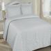 Garment Washed Quilt Set by LCM Home Fashions, Inc. in Grey (Size KING)