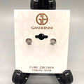 Giani Bernini Jewelry | Nwt Giani Bernini Cz Enamel Stud Earrings In Sterling Silver Msrp $50 | Color: Silver | Size: Os