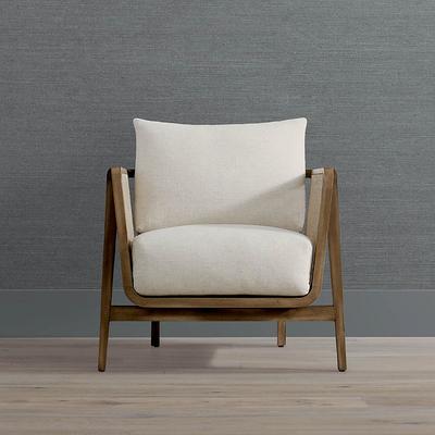 Halsey Accent Chair - Midnight Justify InsideOut Performance - Frontgate