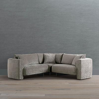 Willa Modular Seating Collection - Armless Loveseat, Flax Kai - Frontgate