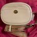 Coach Bags | Coach Camera Bag With Crossbody Web Strap 9-1/2 X 7-1/2” Thick Leather In Chalk | Color: Cream/White | Size: Os