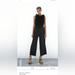 Zara Pants & Jumpsuits | Black Zara Ruffled Jumpsuit - Size Small | Color: Black | Size: S