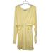 Free People Dresses | Free People Fp Beach Stasia Yellow Cut Out Waist Mini Dress Size Large | Color: Yellow | Size: L