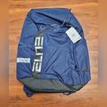 Nike Bags | New Nike Elite Pro Basketball Backpack - Navy Blue/Silver Large Bag | Color: Blue | Size: Os