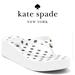 Kate Spade Shoes | Nib Kate Spade Elena Platform Blk/White Polka Dot Sandal Flip Flops Size 10 | Color: Black/White | Size: 10