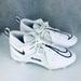 Nike Shoes | Nike Alpha Menace Pro 3 White Black Gold Football Cleats Ct6649-105 Men's 10 | Color: Black/Gold/White | Size: 10