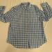 J. Crew Tops | J Crew Button Down Shirt Long Sleeves Womens Xxl Checked Blue White Up | Color: Blue/White | Size: Xxl