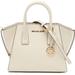 Michael Kors Bags | Michael Kors Avril Small Leather Top-Zip Satchel Color: Light Cream Nwt | Color: Cream/White | Size: Various