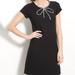 Kate Spade Dresses | Nwt Kate Spade Gail Rhinestone Jewel Bow Dress Size 14 | Color: Black/Silver | Size: 14