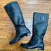 Anthropologie Shoes | Anthropologie No 704b Black Jive Studded Leather Boots Size 6 | Color: Black/Gold | Size: 6