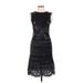 Rachel Roy Casual Dress: Black Tweed Dresses - New - Women's Size 0