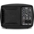 LyxPro Small PA System PA Speaker Monitor & Amplifier 3 Channel Mixer 3 Band EQ, Crystal in Black | 11.8 H x 13.5 W x 9 D in | Wayfair LYXSPA5.5