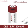 Batterie de téléphone USB CR2 pour GPS 3.7V 600mAh