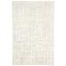 White 96 x 60 x 1.46 in Area Rug - Gracie Oaks Mikial Geometric Handmade Power Loom Wool Area Rug in Cream Wool | 96 H x 60 W x 1.46 D in | Wayfair