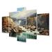 Red Barrel Studio® Hoover Dam Nevada Arizona III - Dams Metal Wall Decor Set Metal in Green | 32 H x 60 W x 1 D in | Wayfair