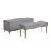 House of Hampton® Jayada Velvet Storage Bench Upholstered/Velvet in Gray | 19.69 H x 48.43 W x 17.72 D in | Wayfair