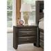 Red Barrel Studio® Ruwach Nightstand Wood in Gray | 29 H x 28 W x 19 D in | Wayfair 816401601A5F473699F97ADA274C4E27