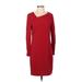 Hoss Intropia Casual Dress - Sheath: Red Print Dresses - New - Women's Size 36