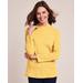 Blair Women's Essential Knit Long Sleeve Mock Top - Yellow - P2XL - Petite