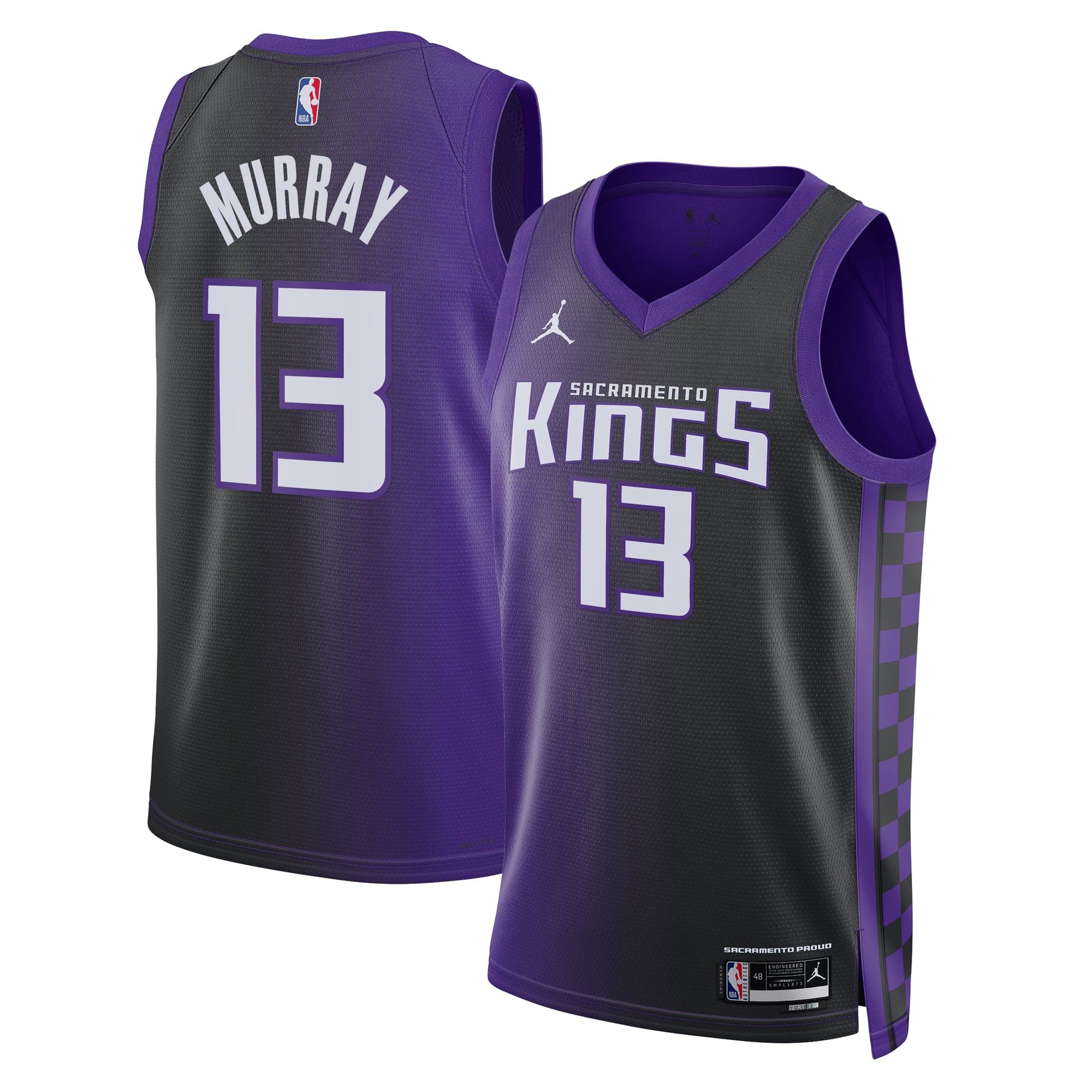 Sacramento Kings Jordan Statement Swingman Jersey - Violet - Keegan Murray - Unisexe - Homme Taille: S
