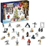 LEGO Star Wars 2022 Advent Calendar 75340 Building Toy Set for Kids Boys and Girls Ages 6+ 8 Characters and 16 Mini Builds (329 Pieces)