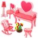 Kids Wooden Table and Chairs Dining Toys 3d Jigsaw Puzzles for Educational Work Child