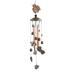 Gzwccvsn Copper Ladybug Wind Chimes Outdoor Retro Copper Metal Wind Bell Musical Windchime for Indoor and Outdoor Decor Mom Gifts Memorial Gift Garden Party Memorial Wind Chimes Wind Bell