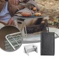 LOOPSUN Valentines Day Savings Clearance 2024! Portable Charcoal Grill Stainless Steel Lightweight Folding Travel Grill For Backyard Outdoor Camping Picnic