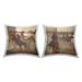 Stupell Western Cowboys Pattern Decorative Printed Throw Pillow Design by White Ladder (Set of 2)