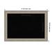 Fleur Champagne Silver Wood Framed Black Corkboard Bulletin Board, Organization Board