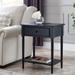 Leick Home 214445 Nightstand One Drawer Side Table