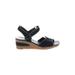 Arche Wedges: Black Print Shoes - Women's Size 40 - Open Toe