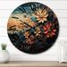 Designart "Sian Art Mandala Sky II" Asian Art Oversized Wood Wall Clock