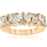 Pompeii3 1 1/2ct Fancy Marquise Diamond Womens Wedding Anniversary 14k Yellow Gold