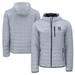 Men's Cutter & Buck Gray Washington Nationals Cooperstown Collection Rainier Primaloft Eco Full-Zip Hooded Jacket