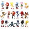 6 pz/set gioco Super the Hedgehog Action Figure Toys 6-7cm