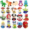 Film Toy Story 4 Buzz Lightyear Woody Mickey Mouse Stitch Donald Duck Mini Action Figures Building