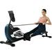 Miekor Magnetic Rowing Machine Folding Rower with 14 Level Resistance Adjustable LCD Monitor and Tablet Holder for Foldable Rower Home Gym Cardio Workout 40AAE