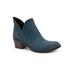 Women's Cora Bootie by Bueno in Blue Nubuck (Size 37 M)