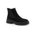 Women's Darla Bootie by Bueno in Black Nubuck (Size 38 M)