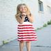 Sokhug Toddler Kids Baby Independence Day Dress Flag Printing Dress