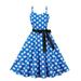 Ykohkofe Kids Toddler Baby Girls Spring Summer Polka Dot Sleeveless Princess Dress 2 Birthday Dress Dress Party for Girls Sweater Dress Toddler Girls Toddler Girl Princess Dress 4t