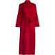 Softest Fleece Long Dressing Gown, Women, size: 14-16, petite, Red, Polyester, by Lands' End