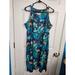 Columbia Dresses | Columbia Size Xl Hawaiian Print Dress | Color: Black/Blue | Size: Xl