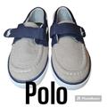 Polo By Ralph Lauren Shoes | Boys Polo Boat Shoes | Color: Blue/Tan | Size: 11b