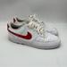 Nike Shoes | Nike Court Vision Low Sneakers Red Check Size 11.5 Mens | Color: Red/White | Size: 11.5