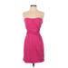 Fashion's Best Kept Secret Casual Dress - Bridesmaid: Pink Solid Dresses - Women's Size Small