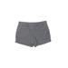 Lands' End Khaki Shorts: Gray Print Bottoms - Women's Size 6 - Dark Wash