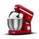 Karaca Mastermaid Chef Pro Stand Mixer - 1500W Electric Stand Mixers for Baking, Dough Mixer with Non-Stick 5L Bowl, Dough Hook, Whisk, 6-Speed Cake Mixer with Bowl and Stand, Red