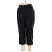 Ruby Rd. Casual Pants - High Rise: Black Bottoms - Women's Size 18